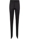 Attico The  Gabardine Long Pant In Black