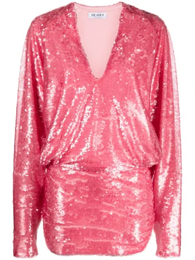 ATTICO THE ATTICO GAEL SEQUINED MINI DRESS