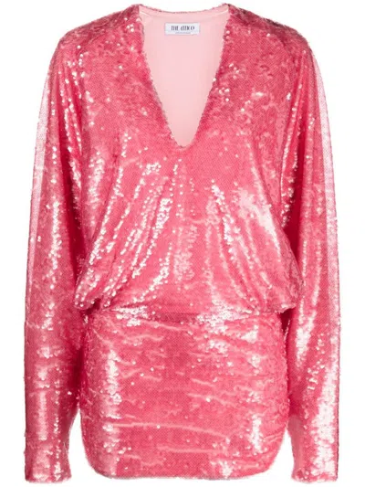 ATTICO THE ATTICO GAEL SEQUINED MINI DRESS