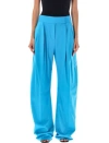 Attico Jagger High Waist Stretch Wool Trousers