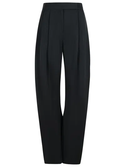 ATTICO THE ATTICO 'GARY' LONG BLACK VIRGIN WOOL PANTS