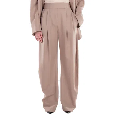 Attico The  Gary Long Wool Pants In Black