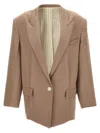 Attico Glen Oversized Single-breasted Blazer