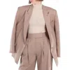 Attico Glen Oversize Blazer Jacket In Black