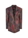 Attico The  Glen Short Blazer Coat