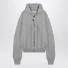 Attico Women's Gray Mã©lange/beige Sweatshirt In Grey