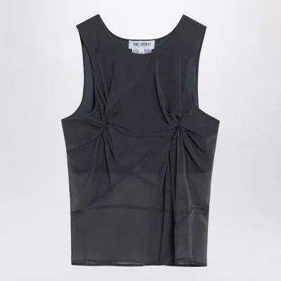 ATTICO THE ATTICO GRAY TANK TOP