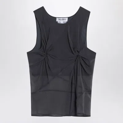 ATTICO THE ATTICO GRAY TANK TOP