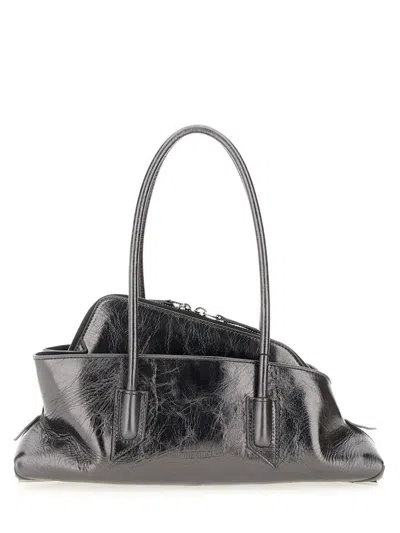 Attico The  Grey Leather Bags