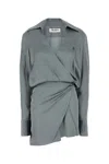 Attico Grey Mini Dress
