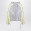 Attico Grey/light Yellow Bomber Sweatshirt