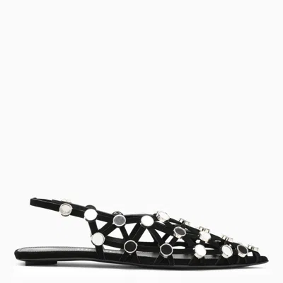 ATTICO THE ATTICO GRID BALLERINA