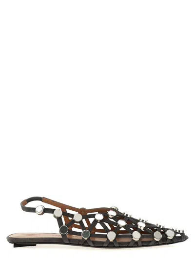 ATTICO THE ATTICO 'GRID' SLINGBACK