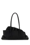 Attico Black Leather Small La Passeggiata Shoulder Bag