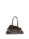 Attico La Passeggiata Small Shoulder Bag In Brown