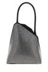 Attico Sunset Rhinestone-embellished Tote Bag In Crystalblack