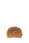 Attico Embroidered-logo Baseball Cap In Brown