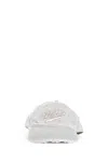 Attico Logo Embroidered Distressed Cap In Gray