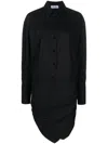 Attico The  Hatty Mini Dress In Black