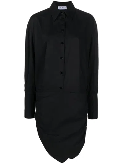 Attico The  Hatty Mini Dress In Black