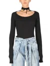 Attico The  Heather Sweater In Black