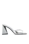 Attico Mule ''mini Devon'' Silver In Silver