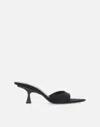 Attico Kitten Heel Open Toe Single Strap Mules