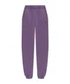 Attico The  High-waisted Loose Jogging Pants In Purple