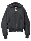 Attico Hooded Bomber Jacket Casual Jackets And Parka