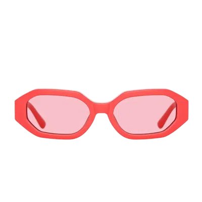 Attico The  Irene Sunglasses In Red