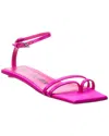 Attico The  Isla Satin Sandal In Pink