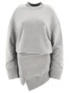 Attico Ivory Fleece In Grey