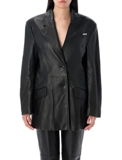 ATTICO THE ATTICO LEATHER JACKET