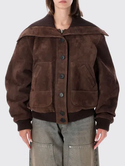 Attico The  Jacket Woman In Brown