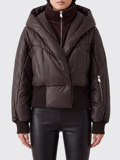 Attico The  Jacket Woman In Brown