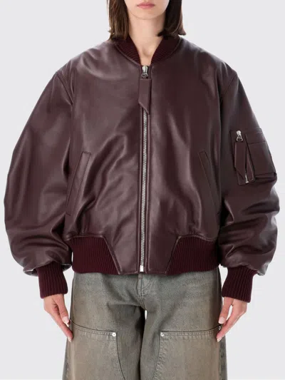 Attico The  Jacket Woman Color Wine In Brown