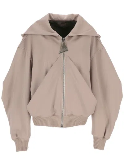 Attico The  Jackets In Beige