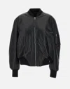 Attico Anja Bomber Front Pockets In Black