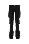 Attico Black Cotton Essie Jeans In 100