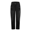 Attico The  Black Cotton Denim Jeans