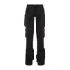 Attico Black Cotton Essie Jeans In Black