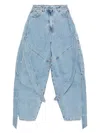 Attico The  Jeans In Blue