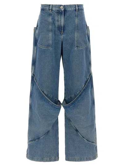 ATTICO THE ATTICO MAXI POCKET JEANS