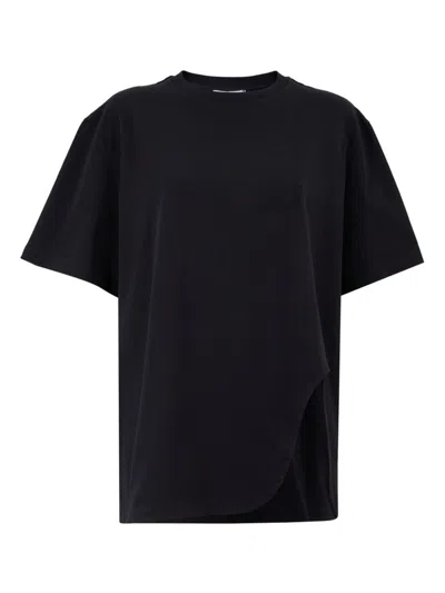 Attico The  Jersey T-shirt In Black