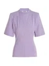 Attico Jewel Cut-out Cotton T-shirt