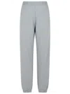 Attico Jogger Grey Cotton Pants In Grey