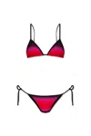 ATTICO THE ATTICO JOIN US AT THE BEACH COLLECTION TWO-PIECE SWIMSUIT