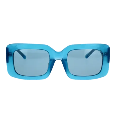 Attico The  Jorja Sunglasses In Blue