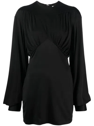 Attico The  Judy Mini Dress In Black