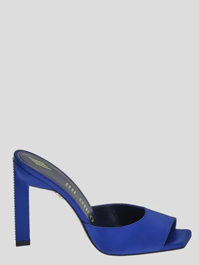 Attico Blue Kaia Heeled Sandals